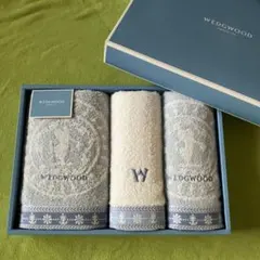 【未使用】WEDGWOOD タオルセット 3枚 ブルー
