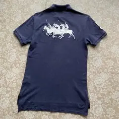 Polo Ralph Lauren ポロシャツ ネイビー ビックポニー y2k - メルカリ