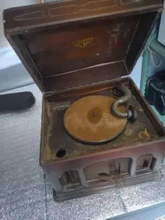 Victor ビクター 蓄音機 卓上　昭和レトロ アンティーク ビンテージ