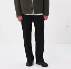 UNIQLO タックワイドパンツ 黒 321-462197 メンズ