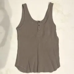 FREAK'S STORE ワッフルタンクトップ ヘンリーネックのサムネイル