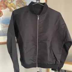 EGOIST ブラック MA-1ジャケット サイドポケット付き