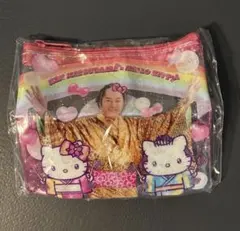 ハローキティ×マツケンサンバ クリアラメポーチ 集合➕おまけ付き