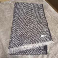 coen ヘリンボーンストール グレー系