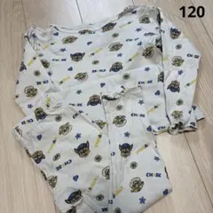 パウパトロール　パジャマ　上下セット　120少し小さめ