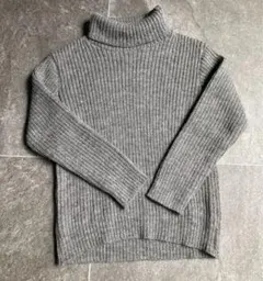 新品同様MR. OLIVE グレー タートルネックセーター S ミスターオリーブ