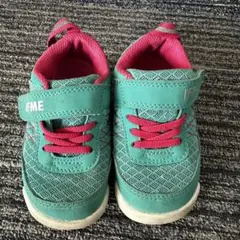 IFME ベビー スニーカー ターコイズ ピンク　１５センチ