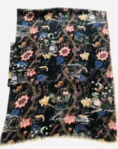 VALENTINO 動物プリント カシミアシルクストール 新品未使用タグつき 