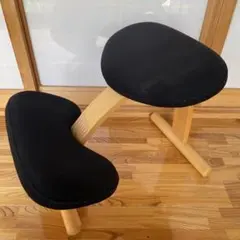 ⭐極美品⭐バランスチェア バランスイージー　正規品　ネイビー　説明書付 2026年分予約販売】ラクに姿勢がよくなる椅子｜バランス