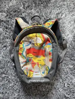 ザノースフェイス キッズリュック スモールデイ アトラスサンド 地図 8L