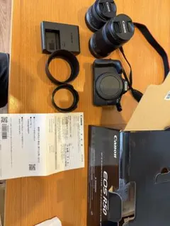 Canon EOS R50 ダブルズームキット 本体 箱　保証書　レンズフード