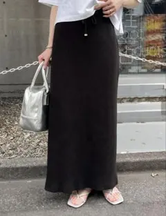 チャオパニックティピー　リブナロースカート　S 黒