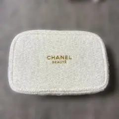 CHANEL BEAUTE ノベルティ ポーチ ホワイト