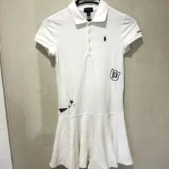 新品未使用！ラルフローレン ワンピース 150 白 ポロシャツ風 POLO