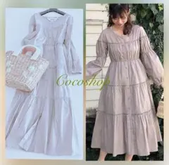 新品☆マジェスティックレゴン　くるみボタンワンピース　リランドチュール