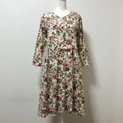 ナルエーカンパニーリミテッド　花　花柄　ワンピース　ロング　ルームウェア　春