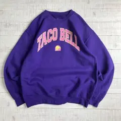 TACO BELL タコベル 公式 スウェット パープル L