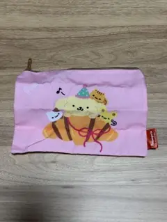 ポムポムプリン　ユーモラスアソートコレクション　スクエアポーチ