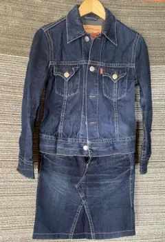 Levi's リーバイス デニム セットアップ ジャケット パンツ ジーンズ リーバイスのGジャンを愛する7人のスナップ。セットアップ風や