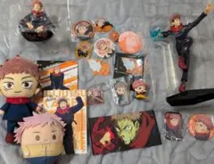 呪術廻戦 虎杖悠仁 フィギュアセット まとめ売り 缶バッジ