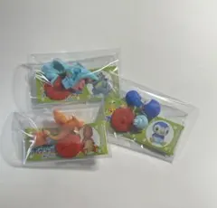 新品 チョコエッグ ポケモン旅立ちの３匹　ワニノコ ポッチャマ ヒトカゲ
