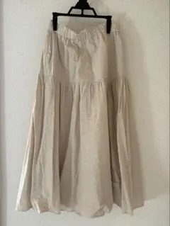 SM2 ベージュフレアスカート