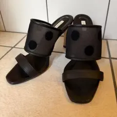【美品】チェンバー CHEMBUR サンダル 黒 37 1/2のサムネイル