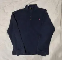 Polo Ralph Lauren ネイビー ジップアップトレーナー