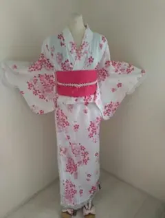 レース浴衣セット 姫ギャル ピンク