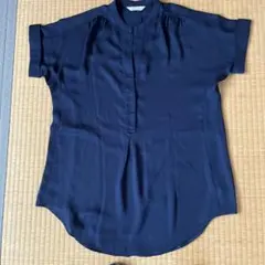 Maker's Shirt 鎌倉 半袖 ブラウス ネイビーのサムネイル
