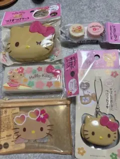 ダイソー・セリア　日焼けキティ　5個セット