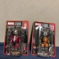 MARVELSTUDIOS BE@RBRICK ロケット スターロード2体セット