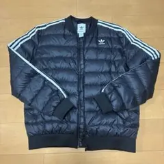 adidas アディダス ダウンジャケット トレフォイルロゴ ブラック