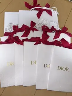Dior ホワイトショップ袋 11枚セット