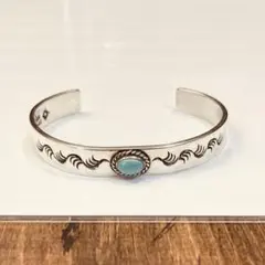 アリゾナ フリーダム ターコイズ 銀縄 バングル ネックレス ブレスレット