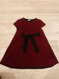 Zara Girls ワンピース 120cm 赤黒チェック