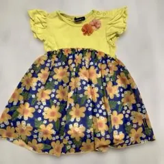 moujonjon 花柄ワンピース　80cmのサムネイル