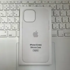 iPhone12mini　ホワイト　ケース シリコーン Apple 純正 新品