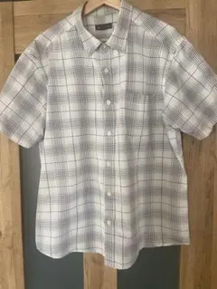 Eddie Bauer 半袖チェックシャツ Lサイズのサムネイル