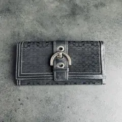 COACH Soho Signature Bifold Long Wallet