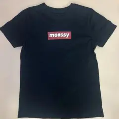MOUSSY ボックスロゴ Tシャツ ブラック FREEのサムネイル