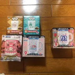チョッパー グラス&マグカップ4種セット＋おまけハンコック グラスマグ