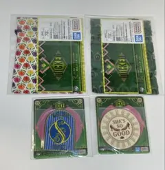 一番くじ ウィキッド 巾着ポーチ E賞 コースター G賞 4点セット(A)