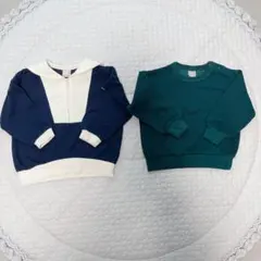 petit main他 トレーナー まとめ売り 90cm セーラー グリーン