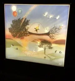 影絵 フィルムカレンダー専用 LEDバックライト額　自動点灯&消灯　DIY品