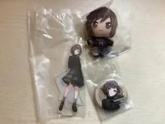 プロセカ　セガラッキーくじ　東雲絵名 アクスタ 缶バッジ プチぬい