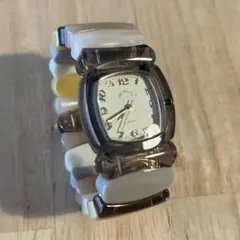 Time Will Tell腕時計 黄色 ベージュ クリア ブレスレットのサムネイル