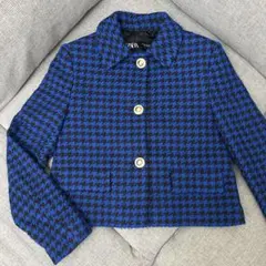 ZARA 千鳥柄 ジャケット