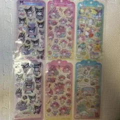 1時間限定値下げ！サンリオ　ドロップジュエリーシール　6セット