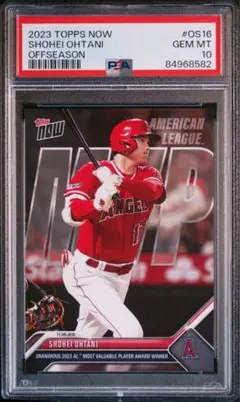 PSA10 大谷翔平 ToppsNow #OS16 MVP2023 記念カード